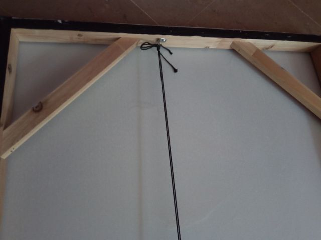 Cuadro lienzo decorativo flores color plata