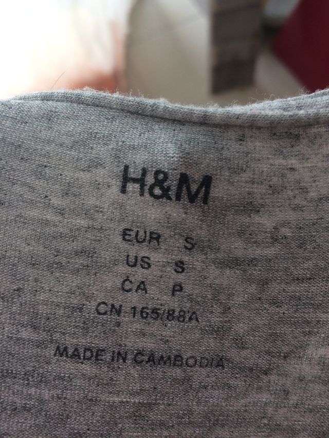 Vestido gris manga 3/4