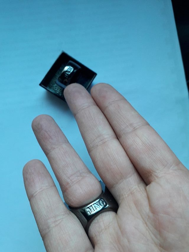 2 Anillos maxi de Mango