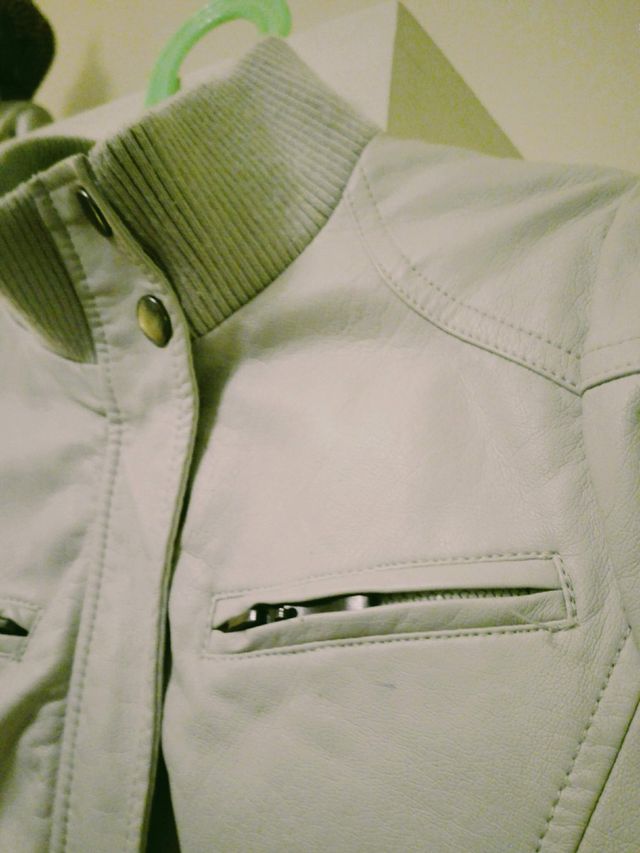 Cazadora chaqueta piel chica niña