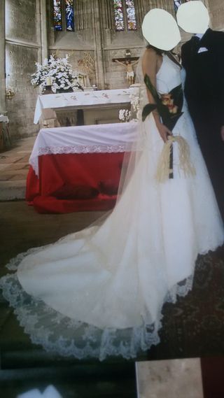 vestido de novia talla 40 de segunda mano en valladolid en wallapop