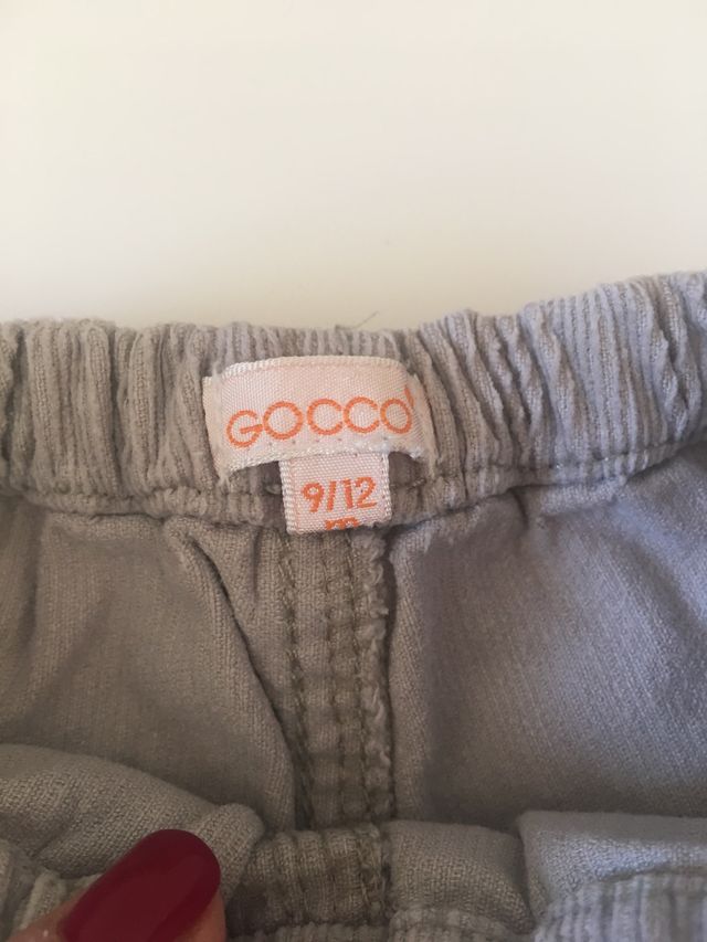 Pantalon pana 6-12 meses