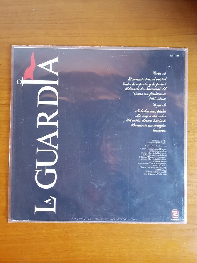 Disco vinilo La Guardia "Vámonos"