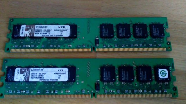 Memoria Kingston 1GB DDR2 667