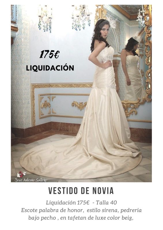 vestido de novia de segunda mano por 175 € en pilar de la horadada