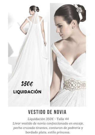vestido de novia de segunda mano por 175 € en pilar de la horadada