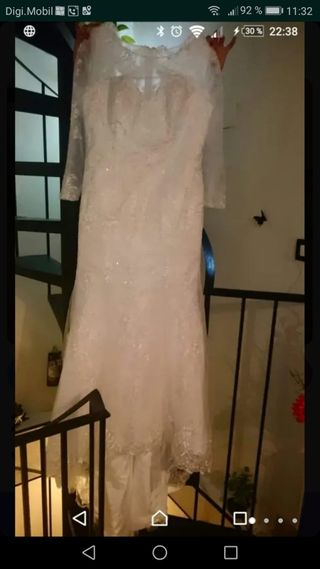 vestido de novia de segunda mano en sevilla en wallapop