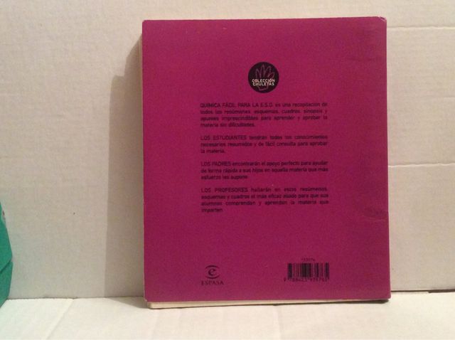 Libro química ( colección chuletas)