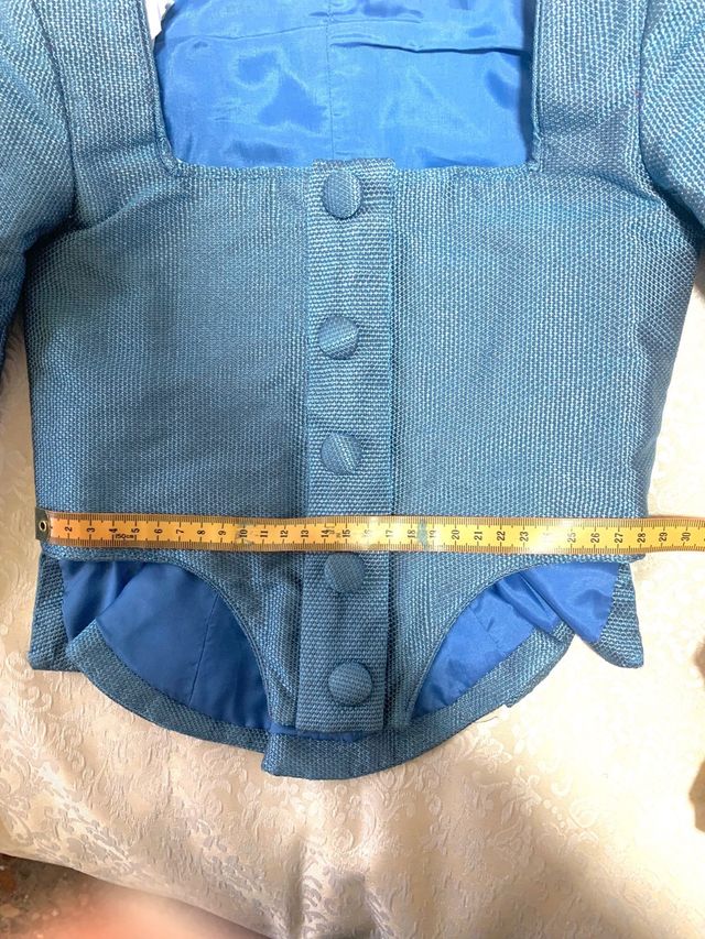 Corpiño fallera niña manga larga y zapatos