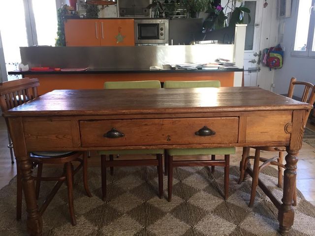 Mesa comedor de pino rústica, de segunda mano por 420 € en Sevilla ... Mesa comedor de pino rústica, de segunda mano por 420 € en Sevilla ...