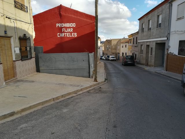 Solar en venta en Tobarra calle Parador. En centro