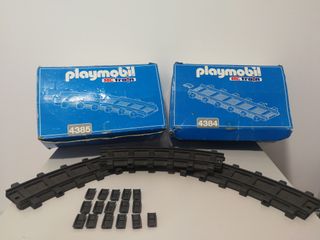 vias tren playmobil