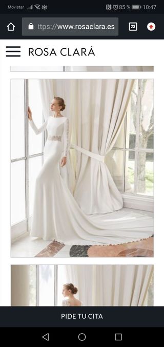 vestido de novia de segunda mano en murcia en wallapop