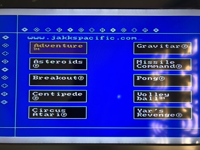 Atari joystick con juegos