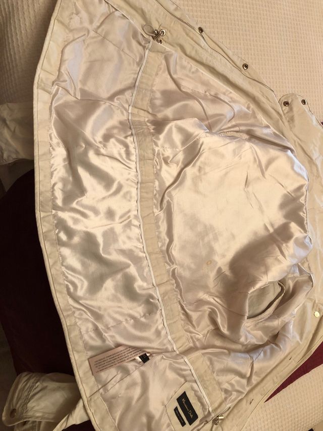 Cazadora primavera color crema