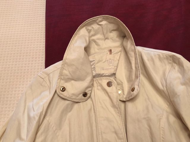 Cazadora primavera color crema