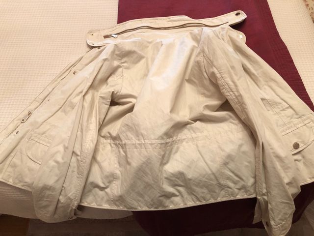 Cazadora primavera color crema