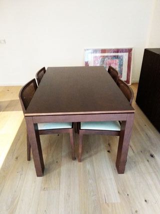 Mesa comedor wengue de segunda mano en Barcelona en WALLAPOP Mesa comedor wengue de segunda mano en Barcelona en WALLAPOP
