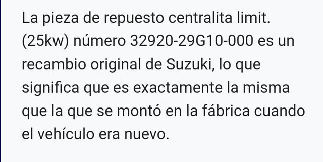 Centralita cdi Suzuki gsxr, limitación A2
