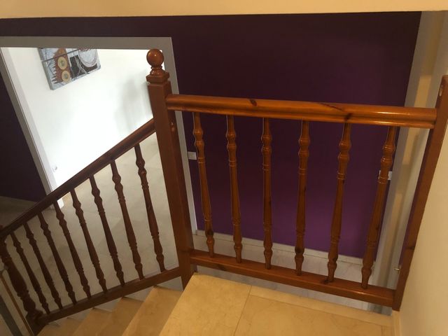 Barandilla de madera