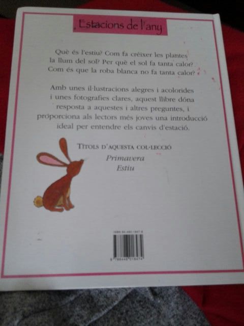 Libro infantil "Estacions de l'any" tapa dura