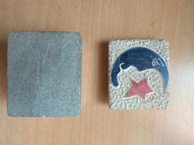 Caja de mármol con luna