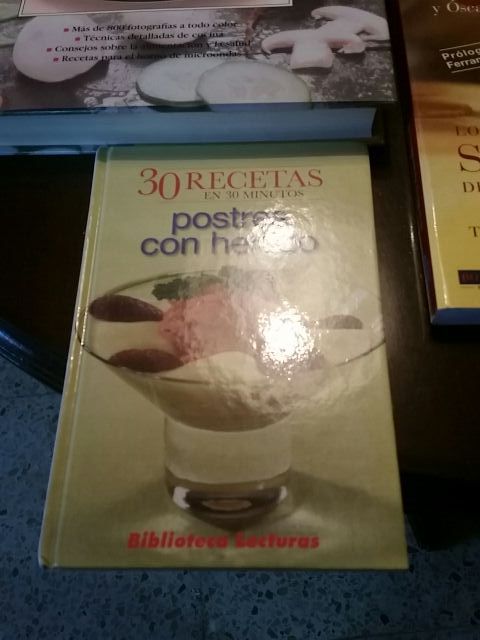 lote de libros de cocina. nuevos