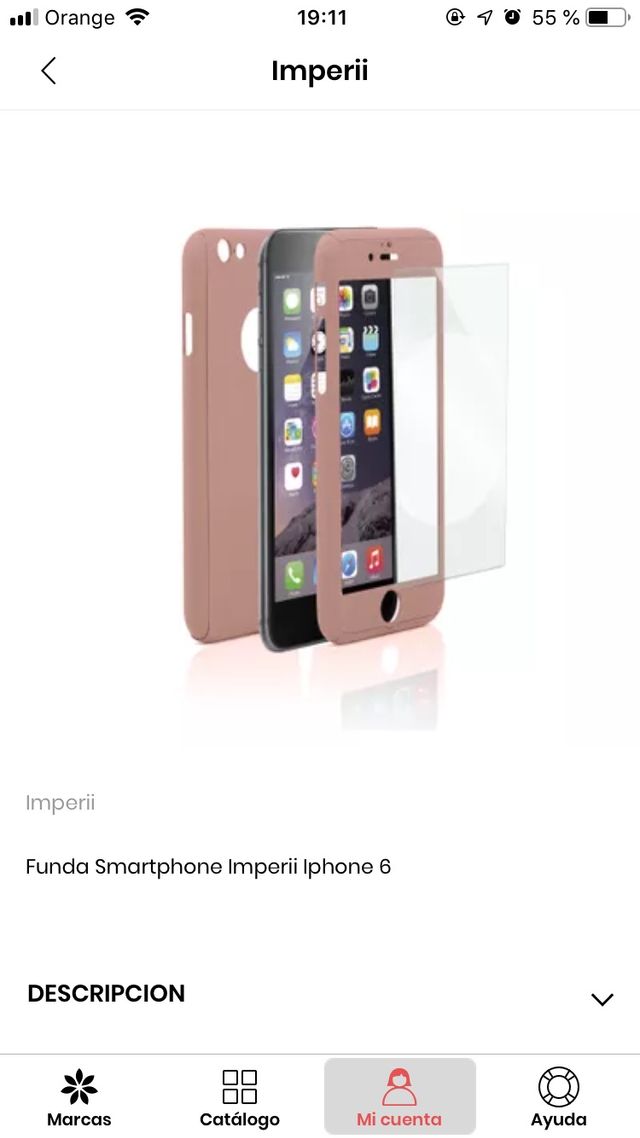 Carcasa IPhone 6 Plus o 6.