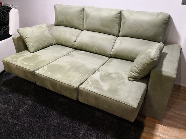 Sofá 220 cm Extraible y Reclinable