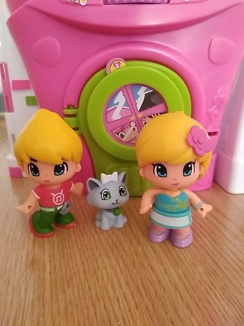 Pin y pon. Casa de las flores