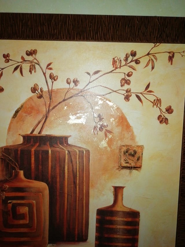 Cuadro 12€ marco madera