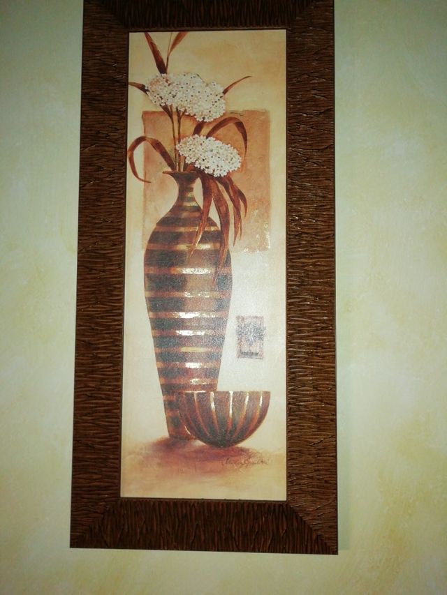 cuadros 10€, marco de madera