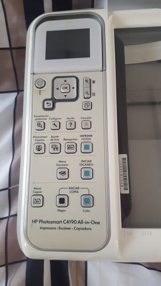 Impresora hp photosmart c4100 series de segunda mano por 5 EUR en Tarazona  de la Mancha en WALLAPOP
