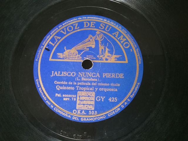 Disco antiguo de pizarra.