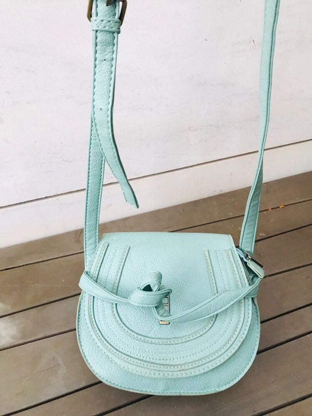 Bolso Saddle verde Misako