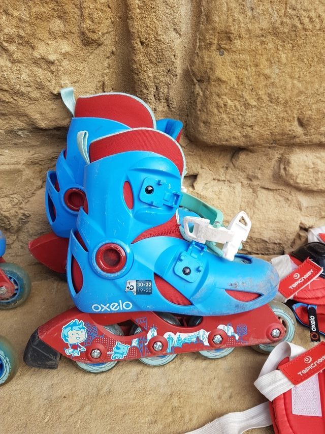 3 pares de patines Infantiles 30/32 32/34 34/36