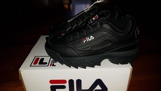 fila disruptor 2 mujer negras