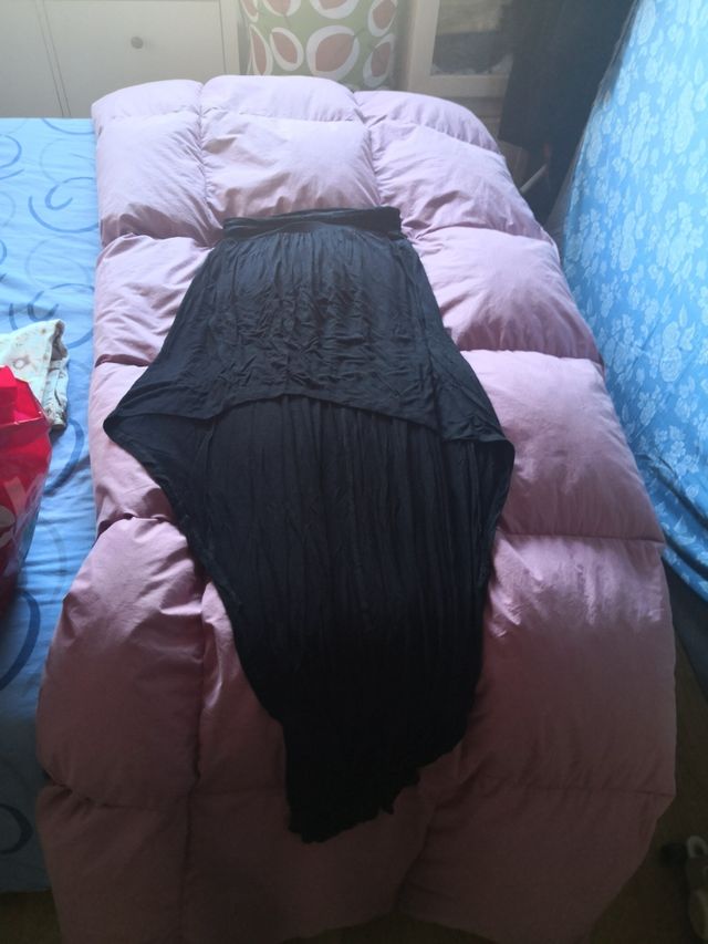 falda con cola stradivarius