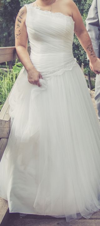 vestido de novia talla 36 de segunda mano en valencia en wallapop