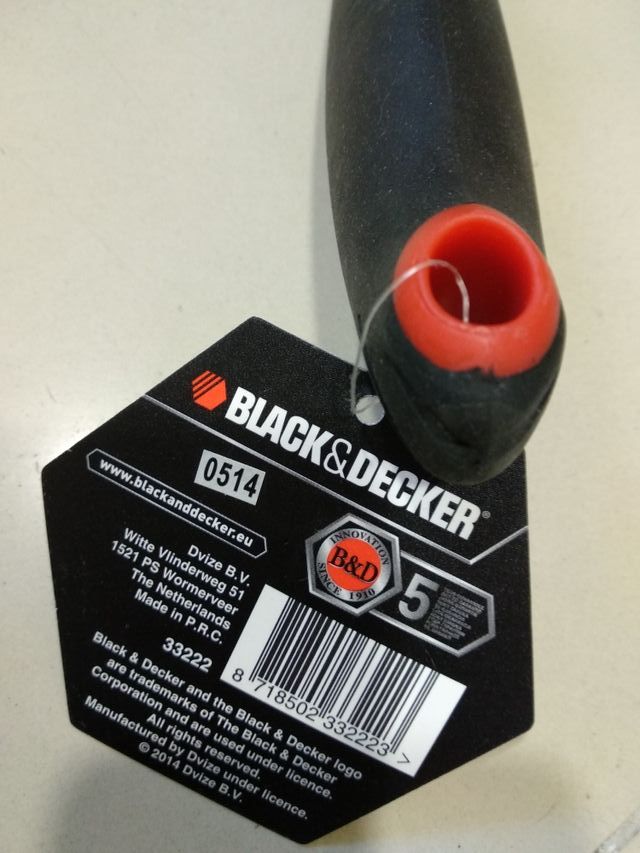 Rastrillo de mano Black and Decker