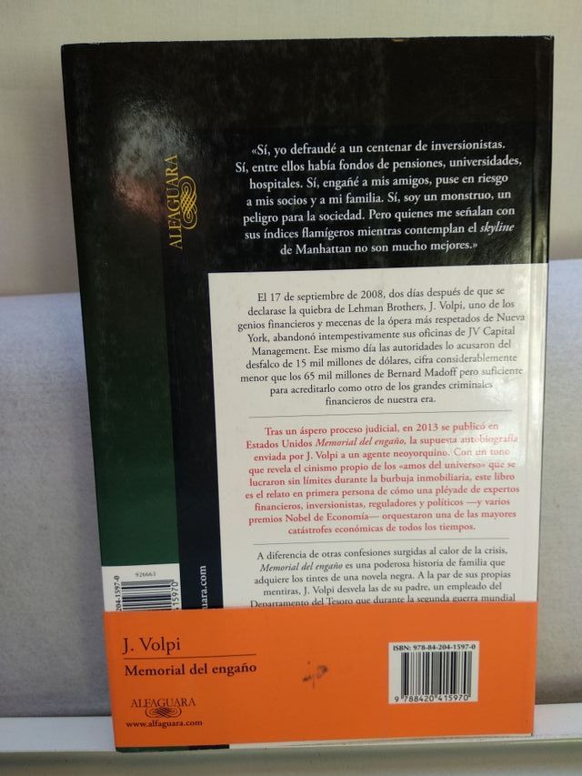 Memorial del engaño