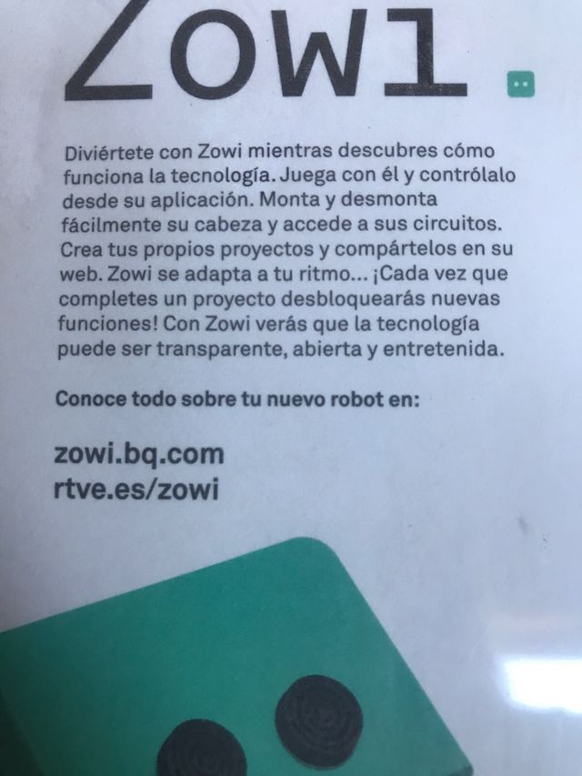 Robot Zowi de BQ