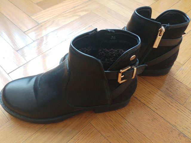 botines d niña piel