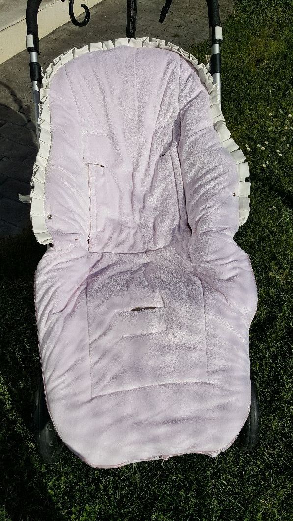 saco silla  invierno niña