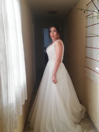 vestido de novia talla 40 de segunda mano en las palmas de gran