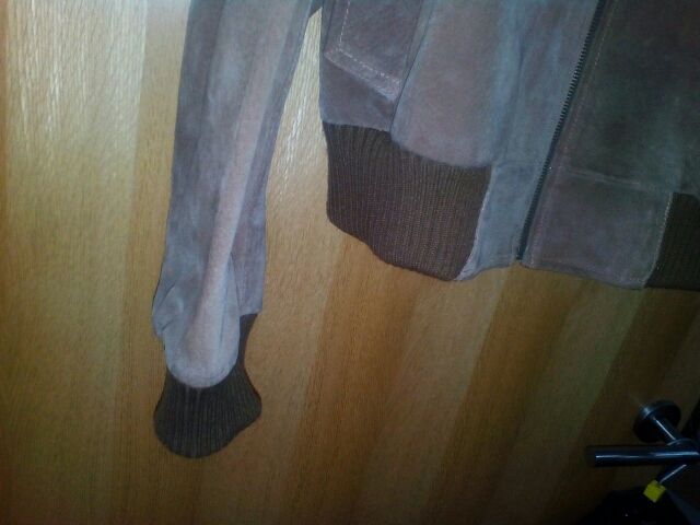 Cazadora de ante marron