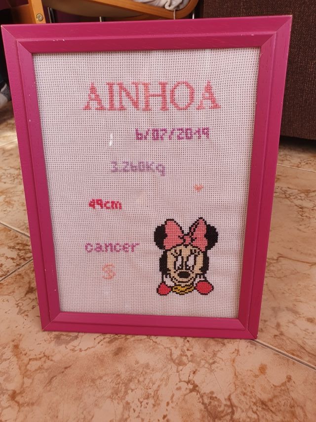 cuadro personalizados punto de cruz