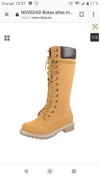 botas caña alta 2019