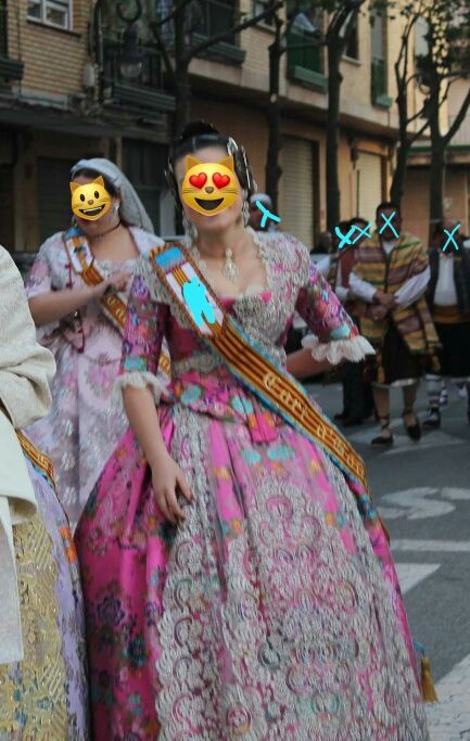 Traje de fallera 34/36 + corpiño + cancan