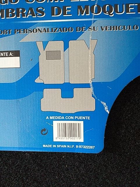 Esterillas Peugeot 306 Y opel corsa 2 S.